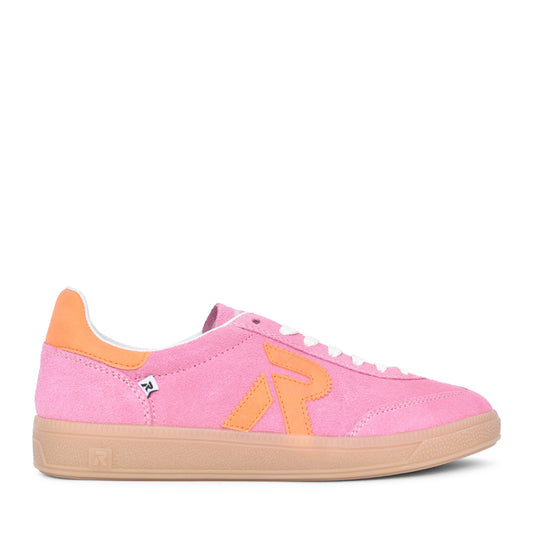 Ladies W2200 Laced Trainer In Pink