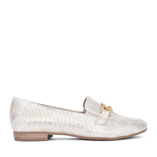 Ladies 8-24264 Loafer In Metallic