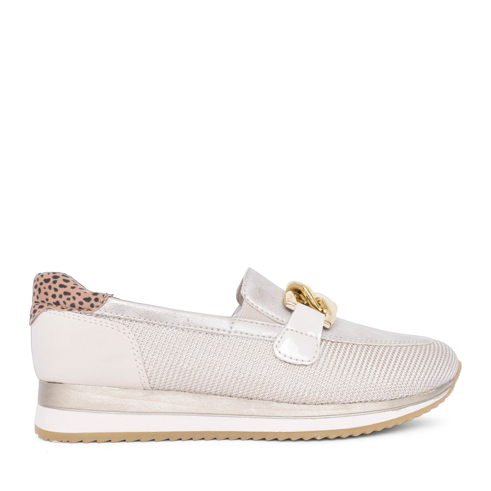 Ladies 8-24766 Slip-on Shoe In Beige