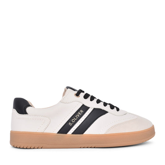 Ladies 5-23652 Laced Trainer In Nude