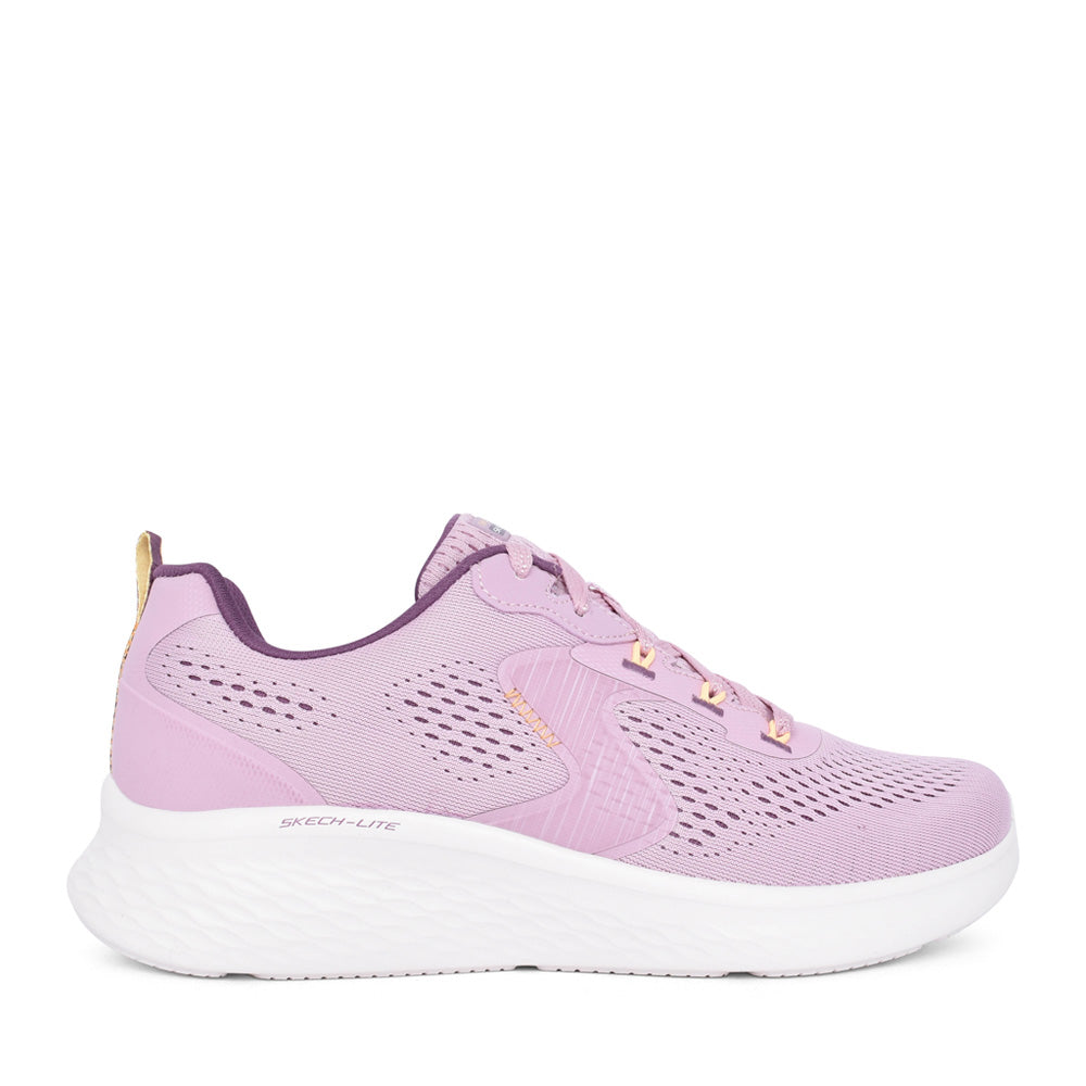 Ladies 150432 Skech-lite Pro Trainer In Mauve