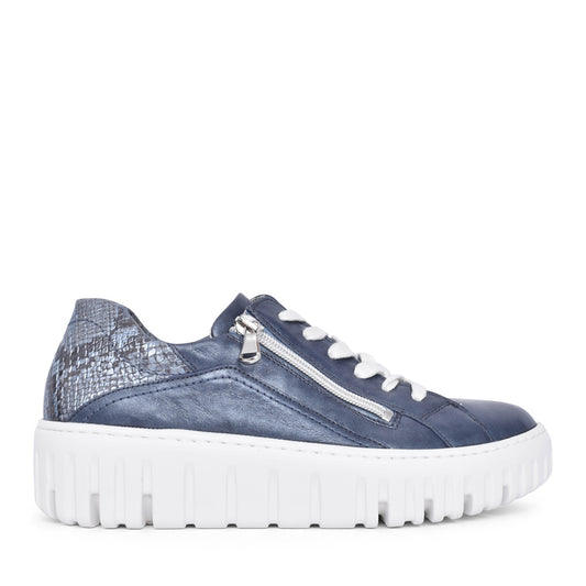 Ladies 941005 Livia Denim H-fit Trainer In Denim