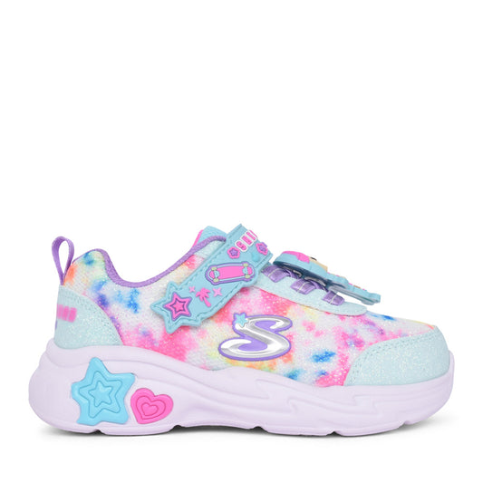 Girls 302214n Snuggle Skech Squad Trainer In Mint
