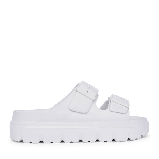 Ladies 142550 Double Strap Mule In White