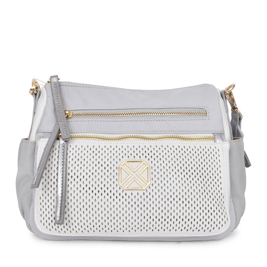 Ladies 184396 Cross Body Bag In Ice
