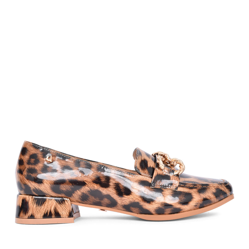 Ladies  Flying Saucer Loafer In Leopard