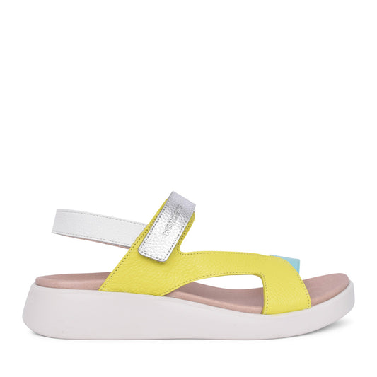 Ladies C-6543 Velcro Sandal In Turquoise