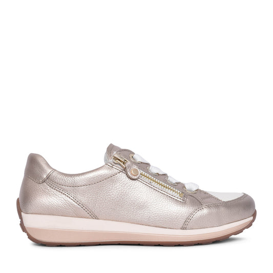 Ladies 12-44587 Osaka Highsoft Laced Trainer In Metallic