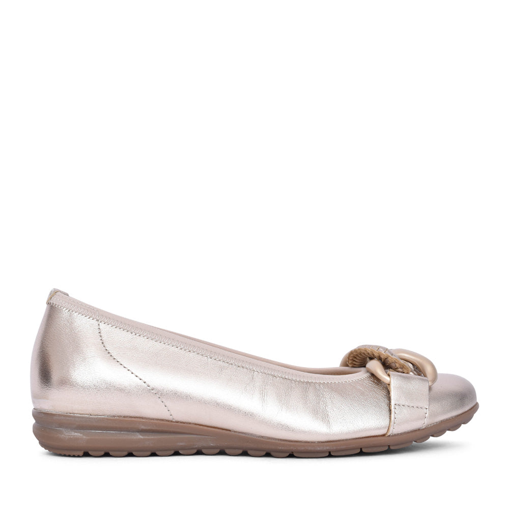 Ladies 62.625 Sabia Pump In Gold