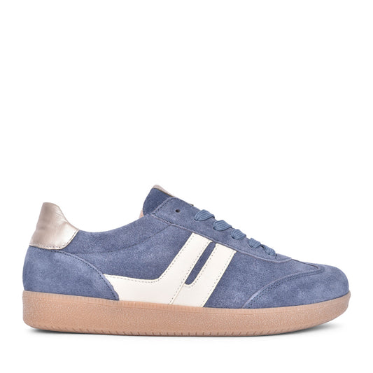Ladies 63.300 West Laced Trainer In Denim