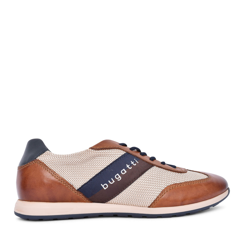 Mens A9q05 Thorello Laced Trainer In Cognac