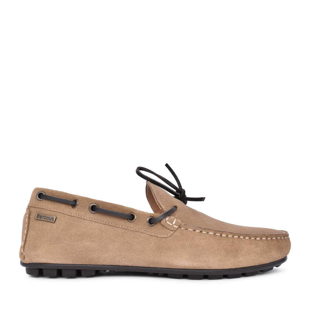 Mens Courage Driving Shoe In Taupe