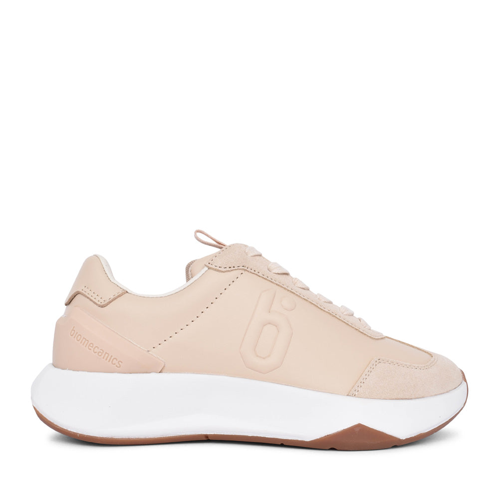 Ladies 24201 Laced Trainer In Nude