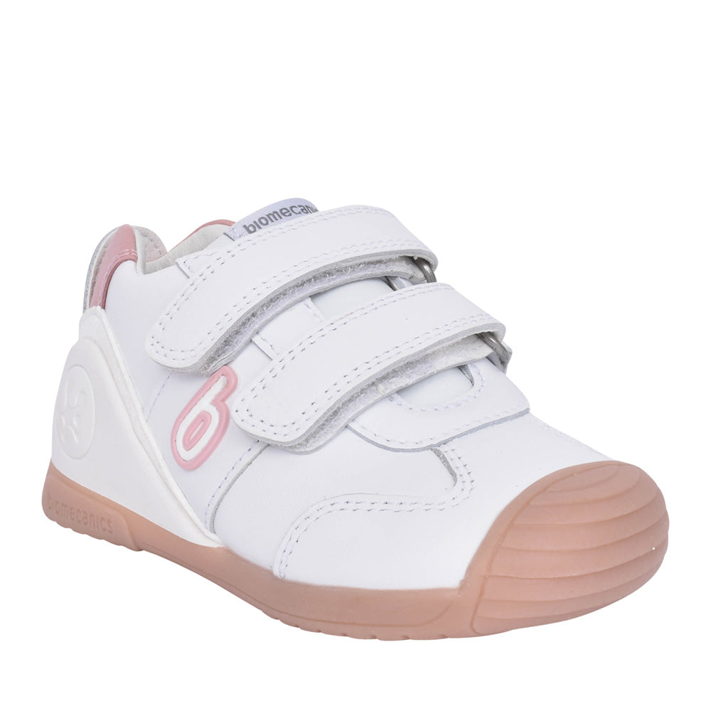 Girls 221001 Velcro Shoe In Rose