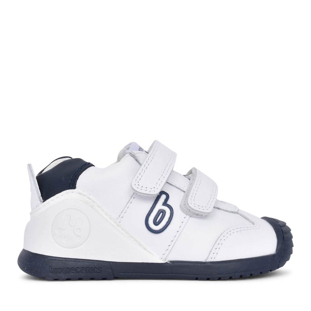 Boys 221001 Double Velcro Shoe In Navy