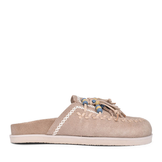 Ladies 6657-cu Bonnie Mule In Beige