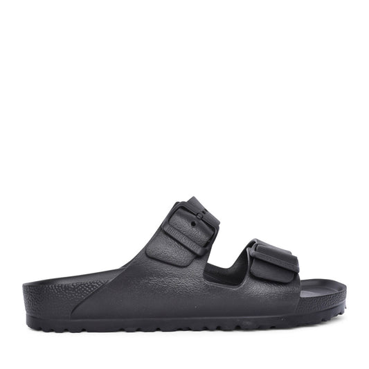 Ladies 129423 Arizona Double Strap Mule In Black