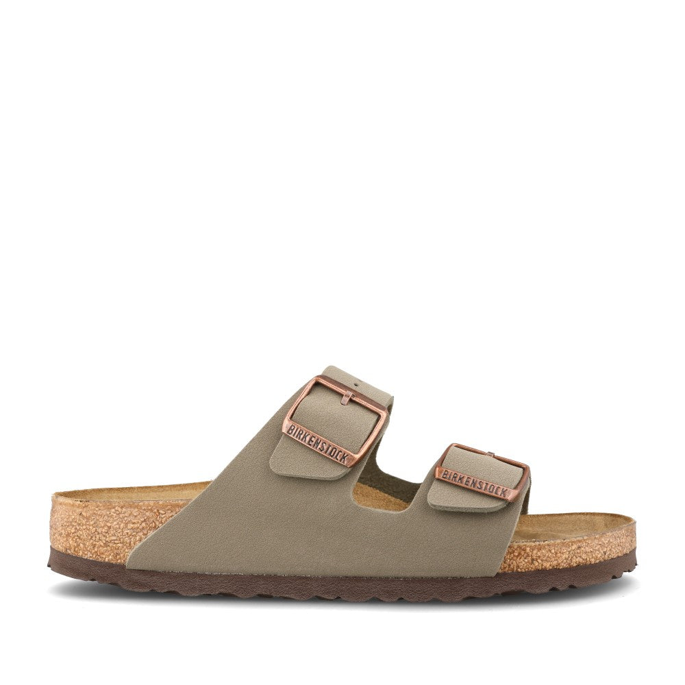 Ladies 151213 Arizona Double Strap Mule In Stone