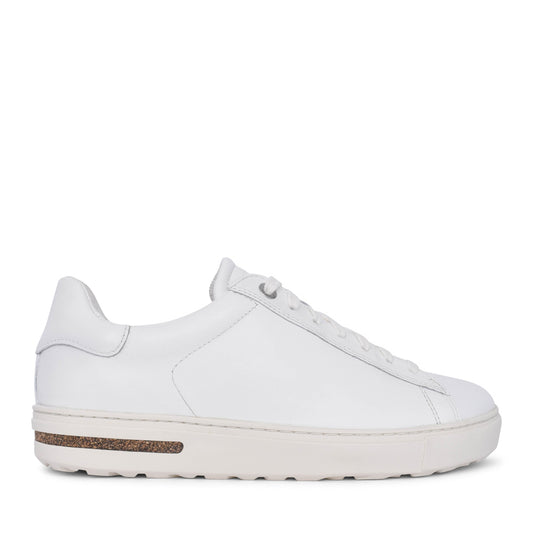Ladies 1017723 Bend Natural Leather Trainer In White