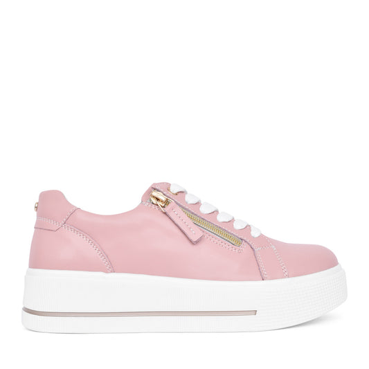 Ladies Ravenna Platform Trainer In Rose