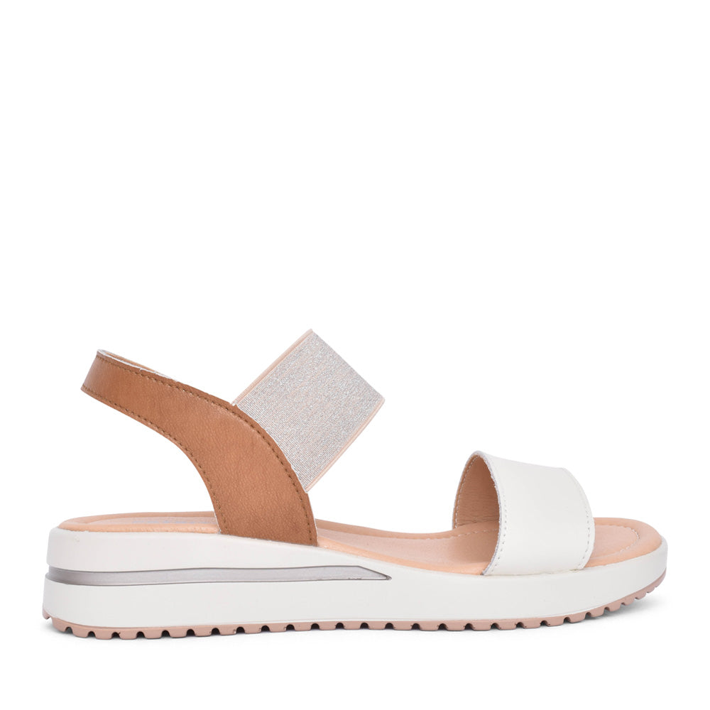 Ladies Brescia Sandal In Cream