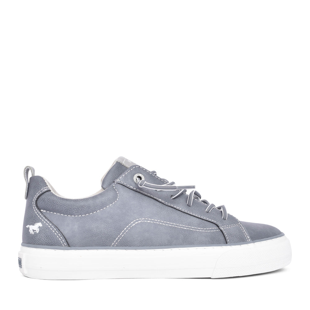 Ladies 1272311 Laced Trainer In Sky Blue