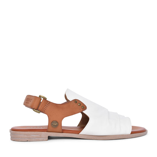 Ladies 1388808 Low Heel Sandal In White