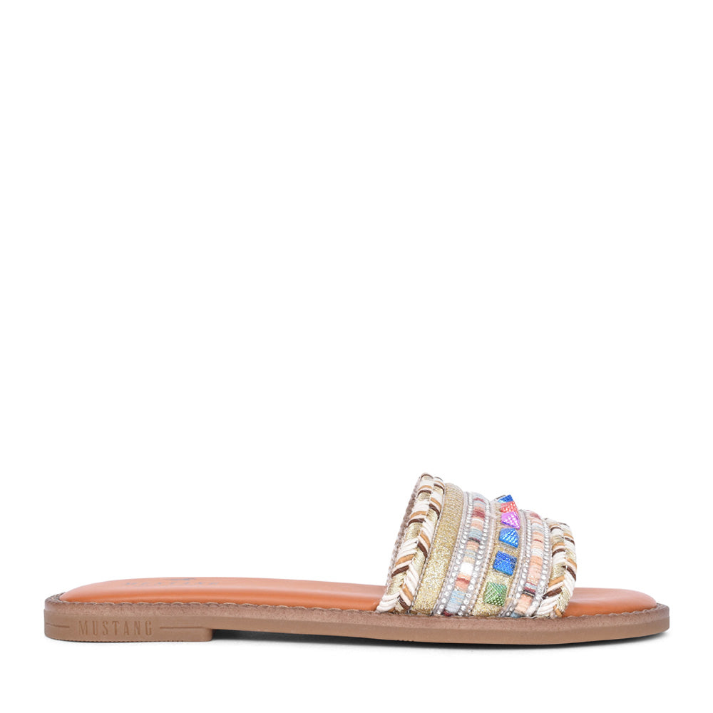 Ladies 1519703 Mule Sandal In Gold
