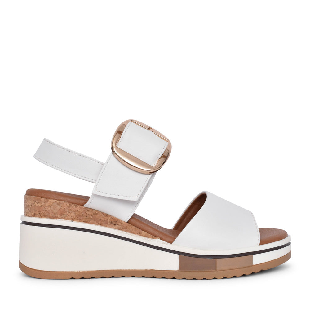 Ladies Cf024be03 Sandal In White