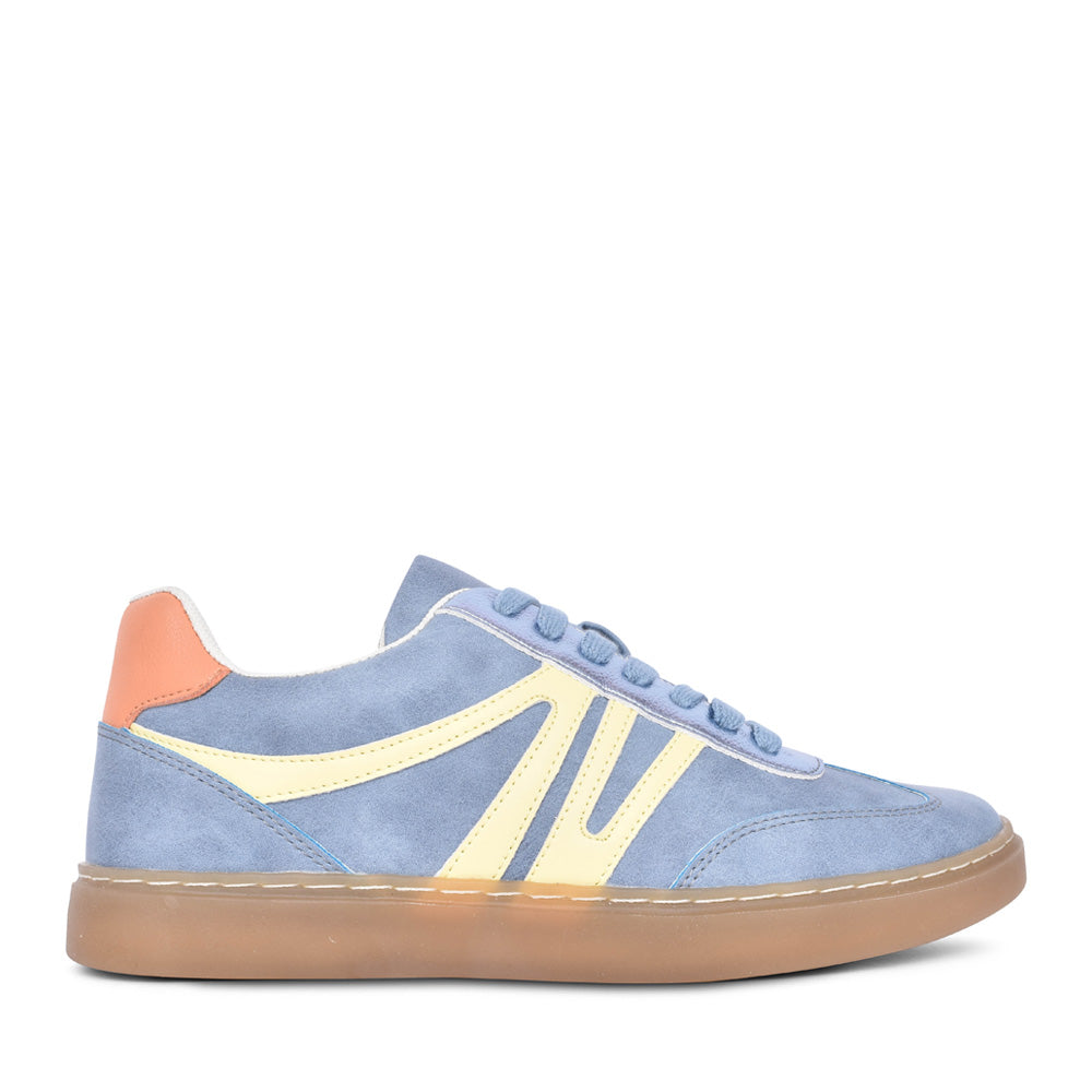 Ladies 6g428-v1230 Laced Trainer In Blue