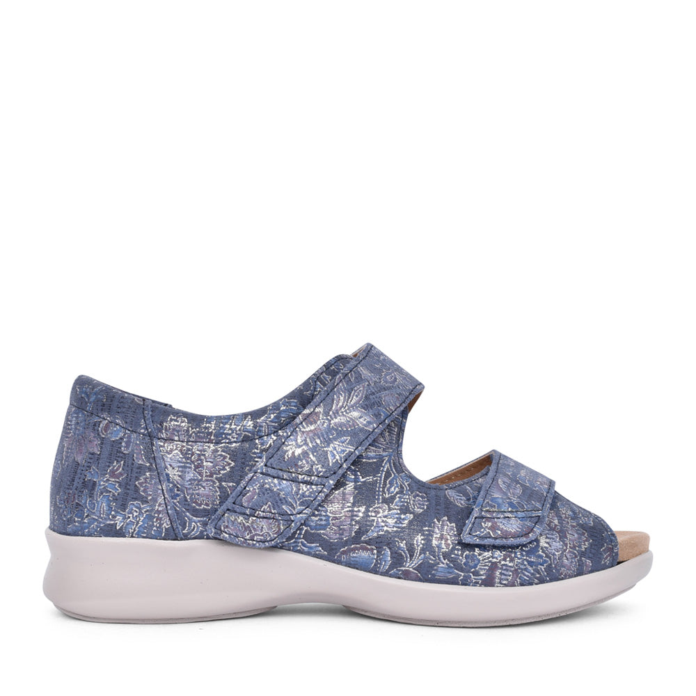 Ladies Elder 75023n 2v Cut Out Shoe In Navy