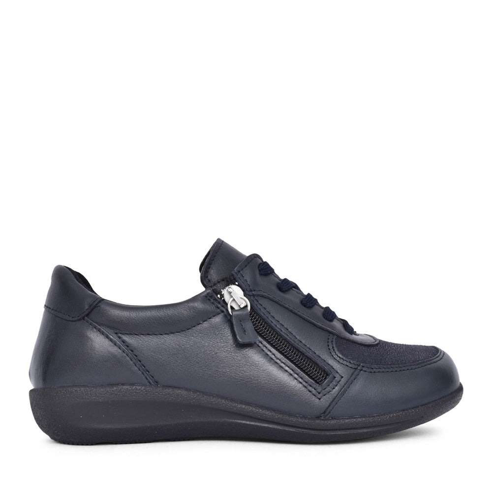 Ladies Kirstie 68204 2v Laced Shoe In Navy