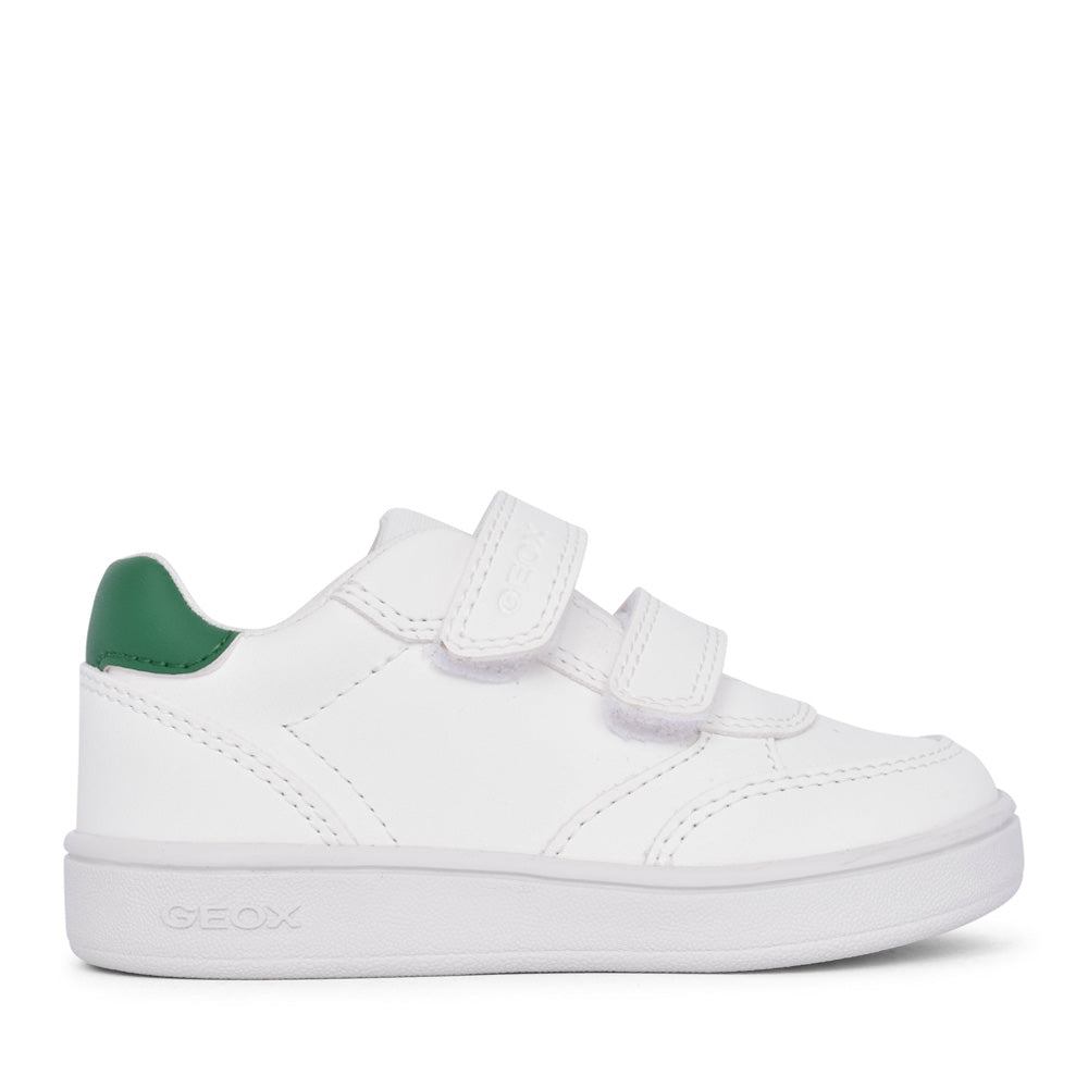 Boys B555la B Eclyper Velcro Trainer In White