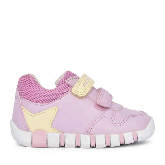 Girls B5558a B Iupidoo Velcro Trainer In Pink