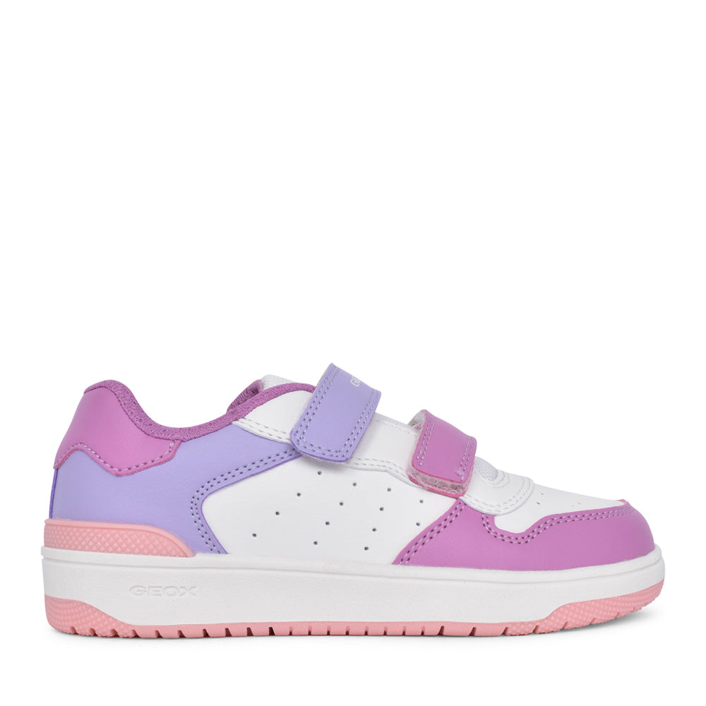 Girls J45hxb J Washiba Velcro Trainer In White Multi