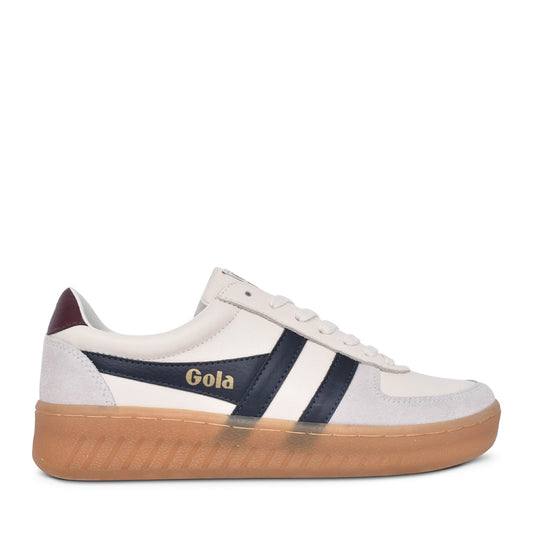 Mens Grandslam Cmb621 Laced Trainer In Off White