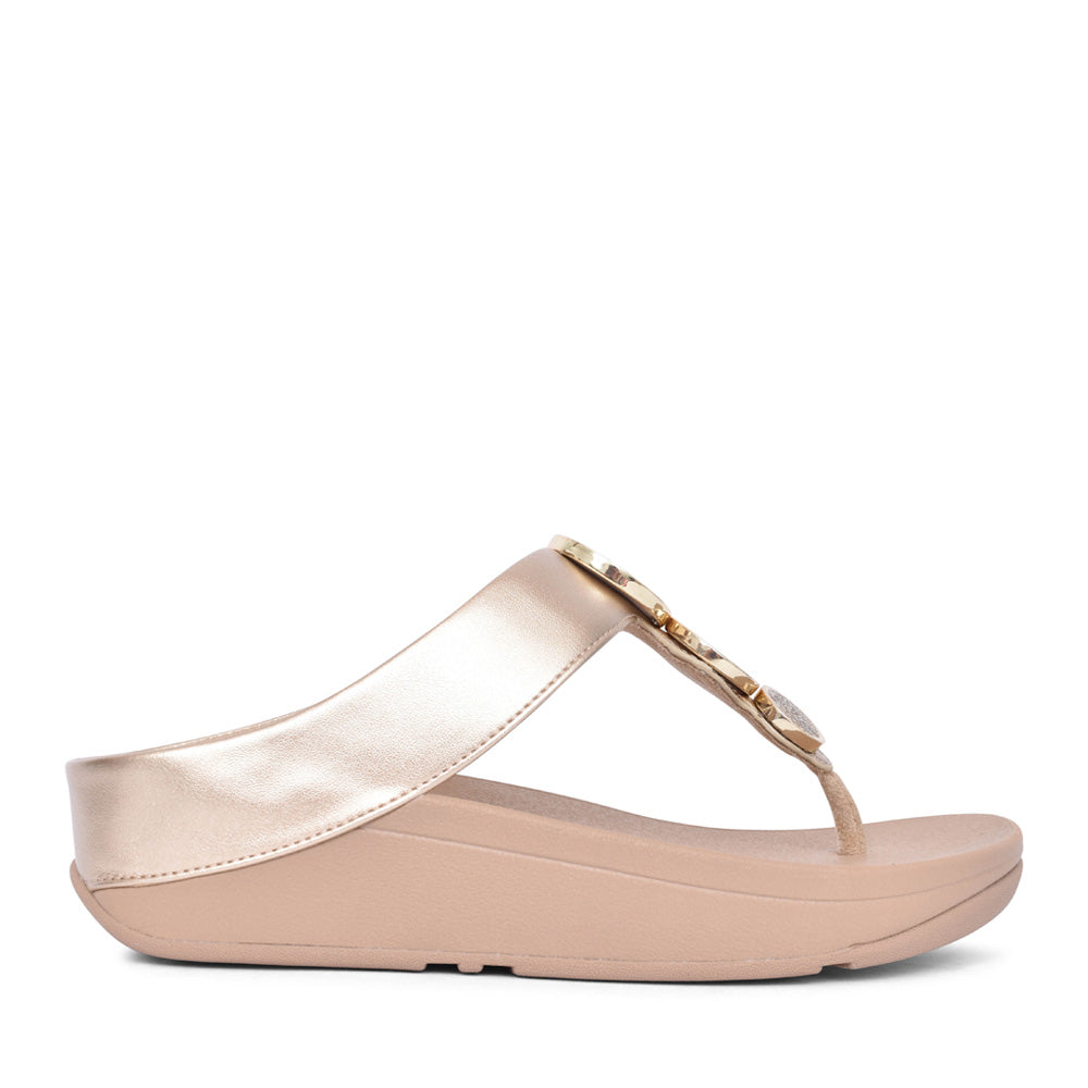 Ladies Hj1-c22 Halo Toe Post Sandal In Metallic