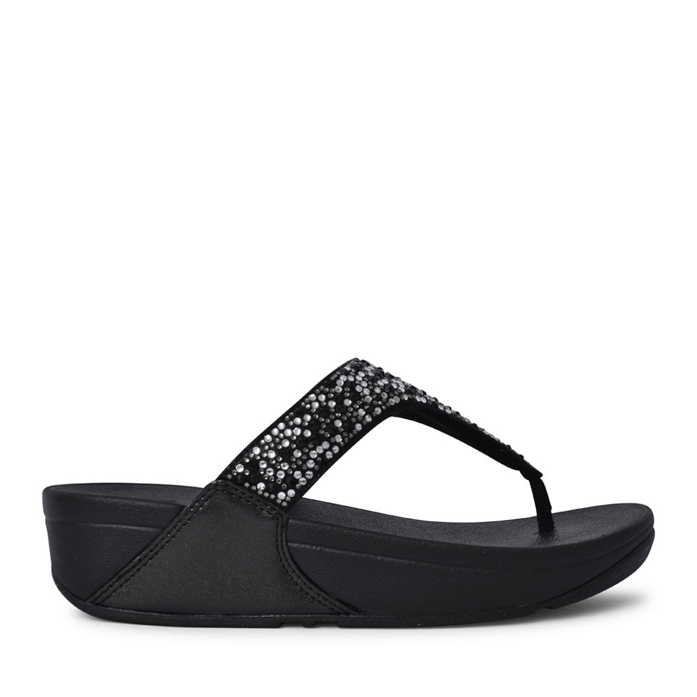Ladies Je3-090 Lulu Crystal Toe Post In Black