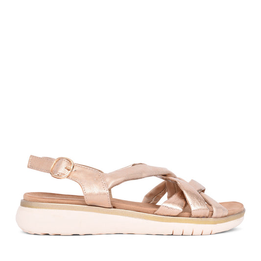 Ladies Roma Jlh508 Sandal In Rose Gold