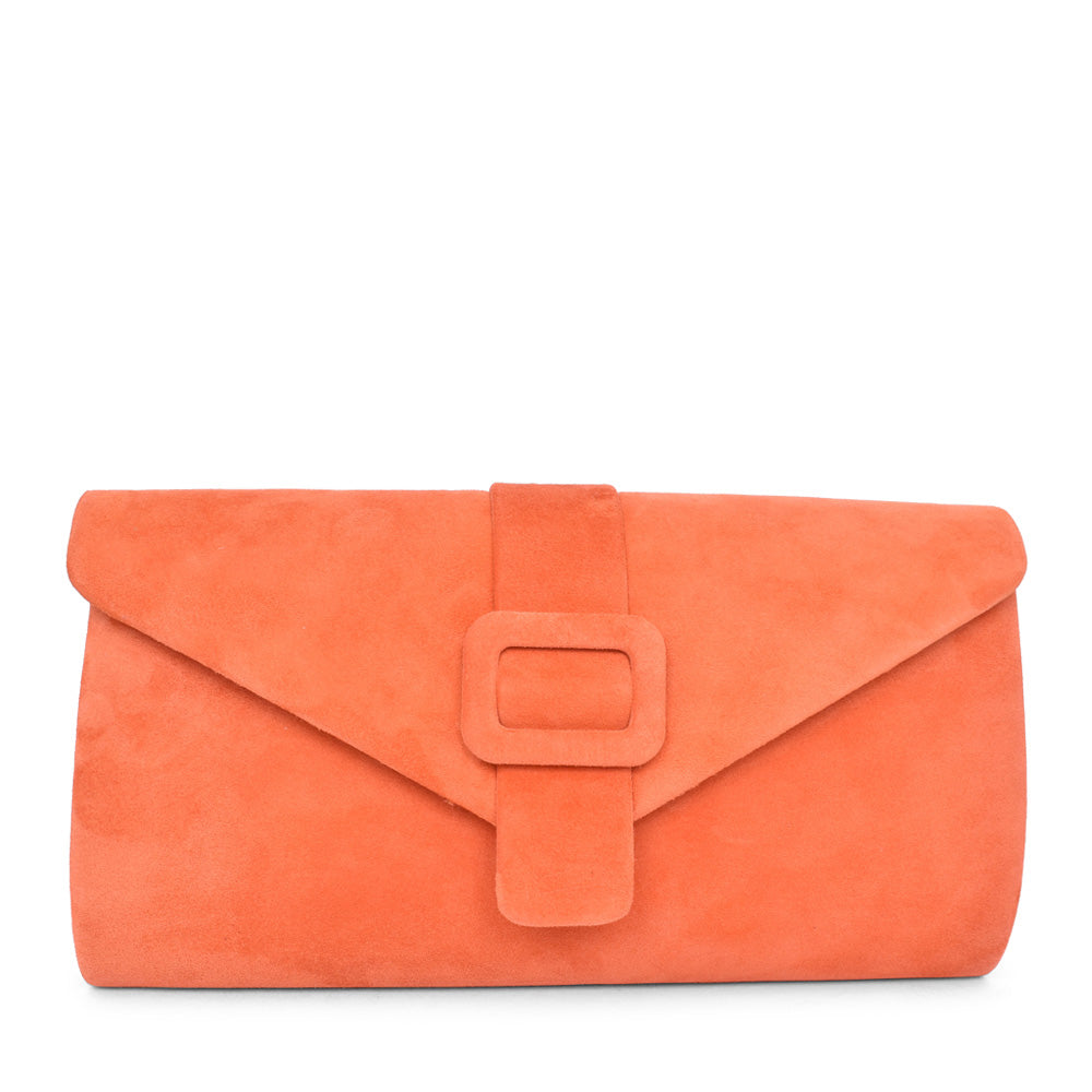 Ladies Aletta Ulg085 Clutch Bag In Orange