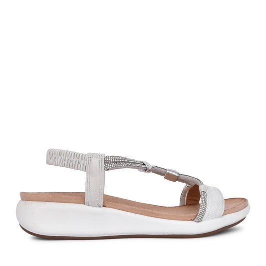 Ladies Bruna Ulp319 Sandal In White