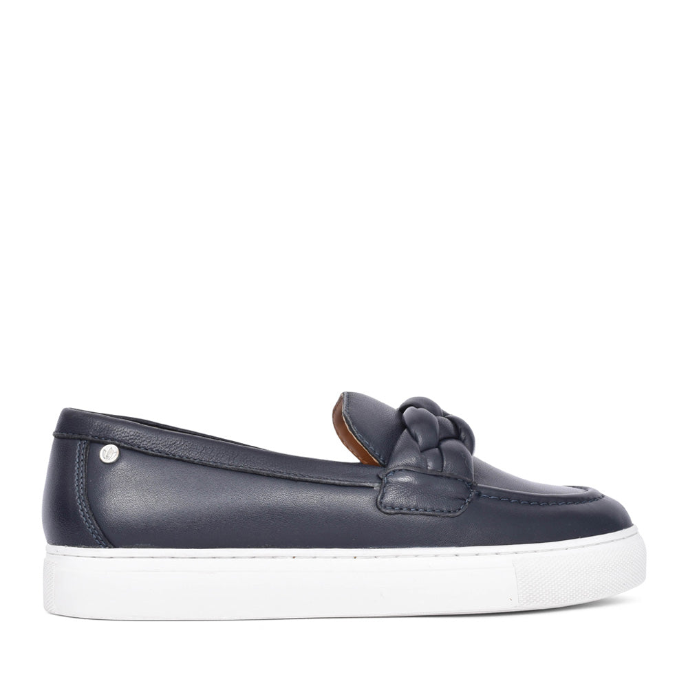 Ladies Bertie Uls518 Slip-on Shoe In Navy