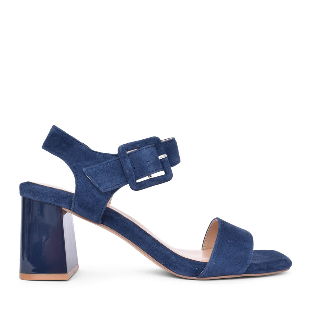 Ladies Norah Uls545 Medium Heel Sandal In Navy