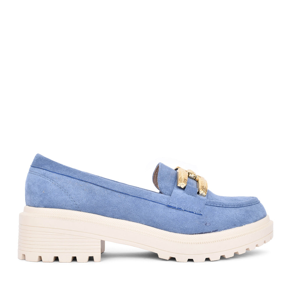 Ladies Chilink Loafer In Aqua