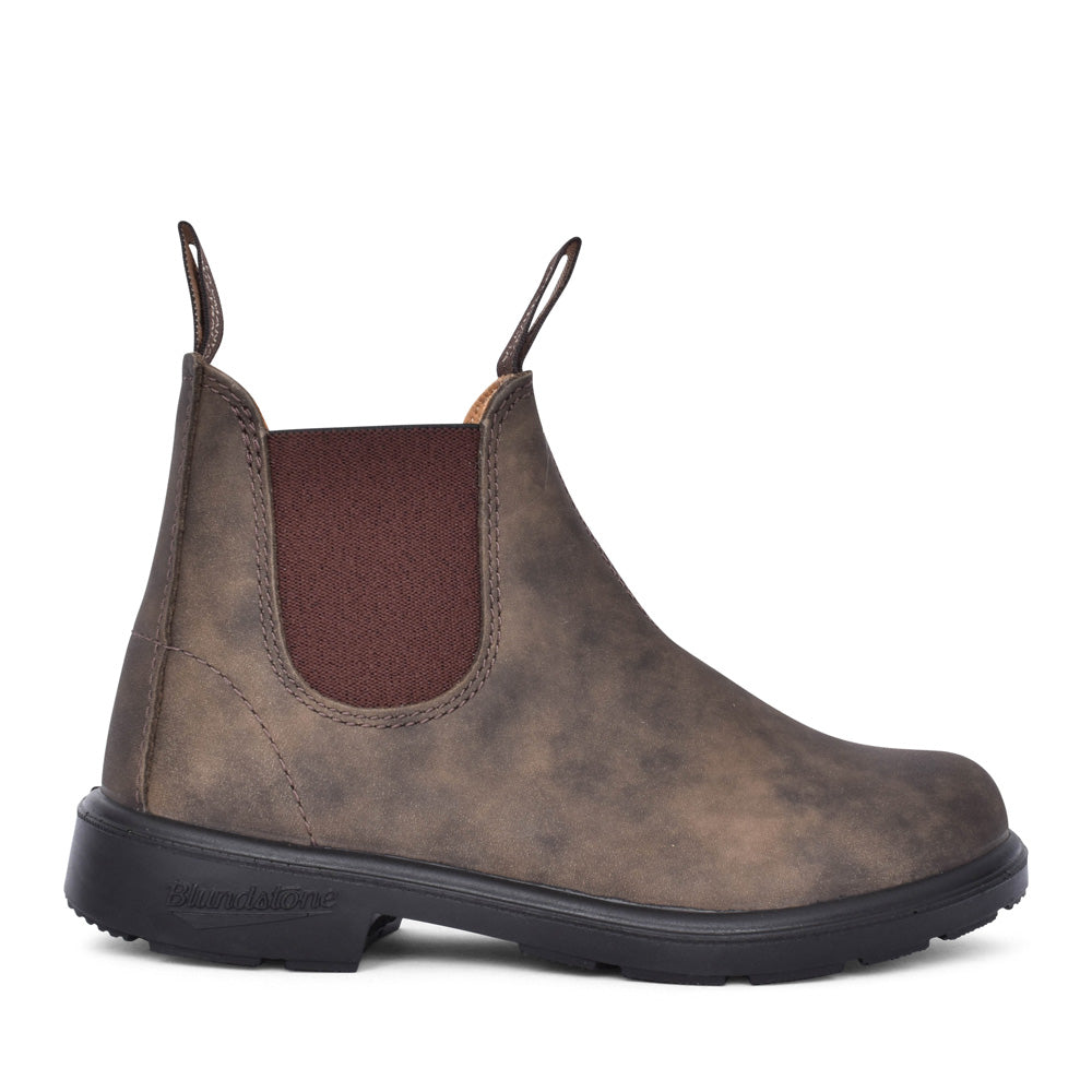 Unisex 565 Kids Leather Chelsea Boot In Brown