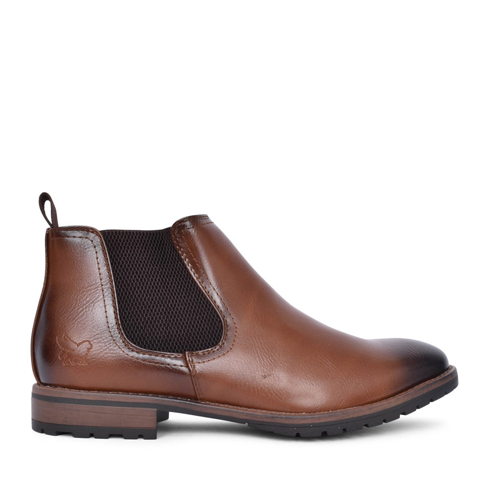 Mens Leipzig Chelsea Boot In Cognac