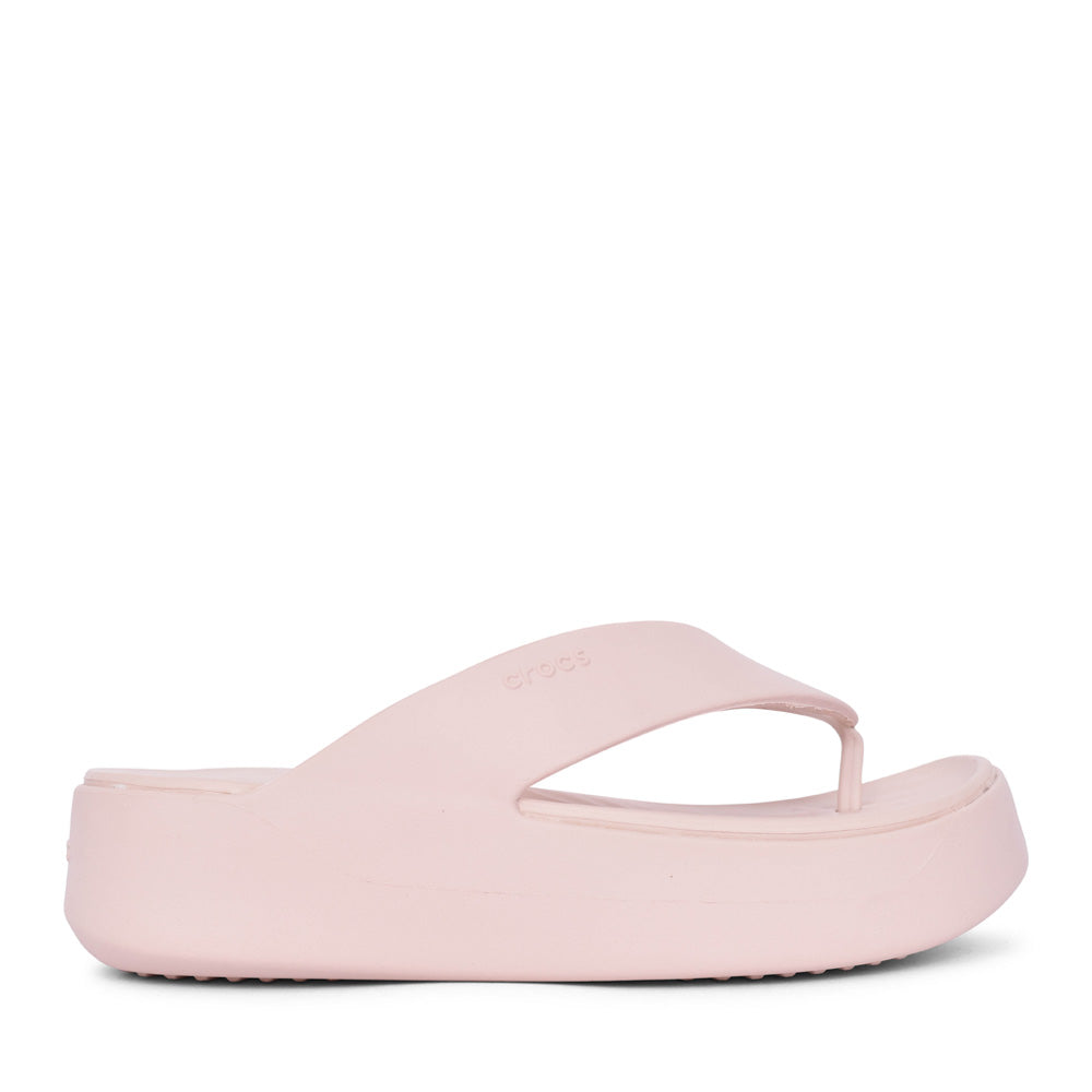 Unisex 209410 Platform Toe Post Sandal In Quartz