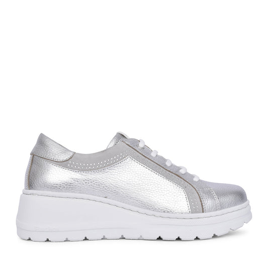 Ladies F1997 Aqua Platform Trainer In Platino