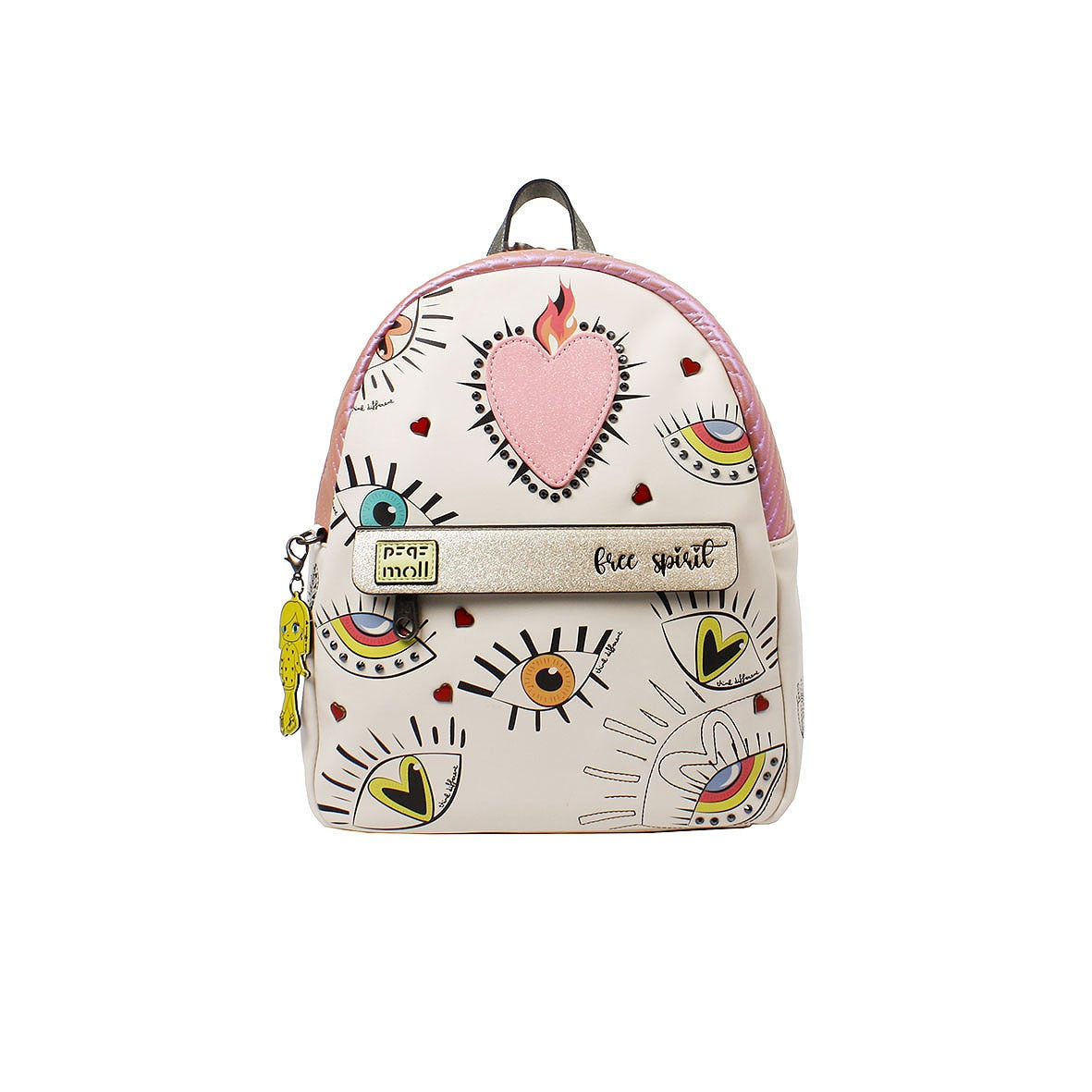 Ladies Funny 251550 Backpack In Off White