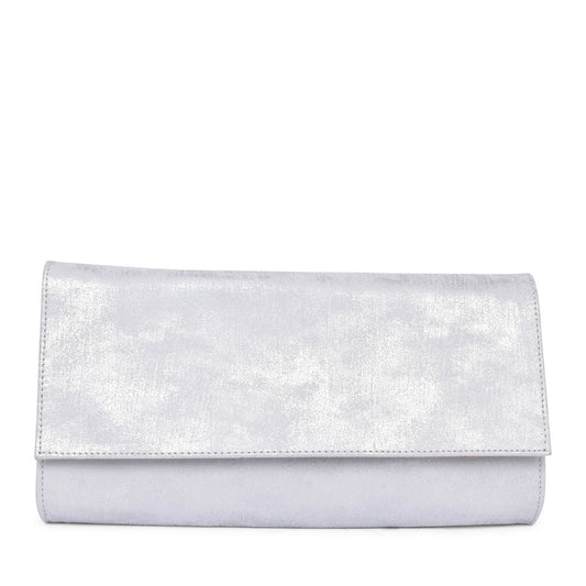 Ladies 2091 Allison Clutch Bag In Silver